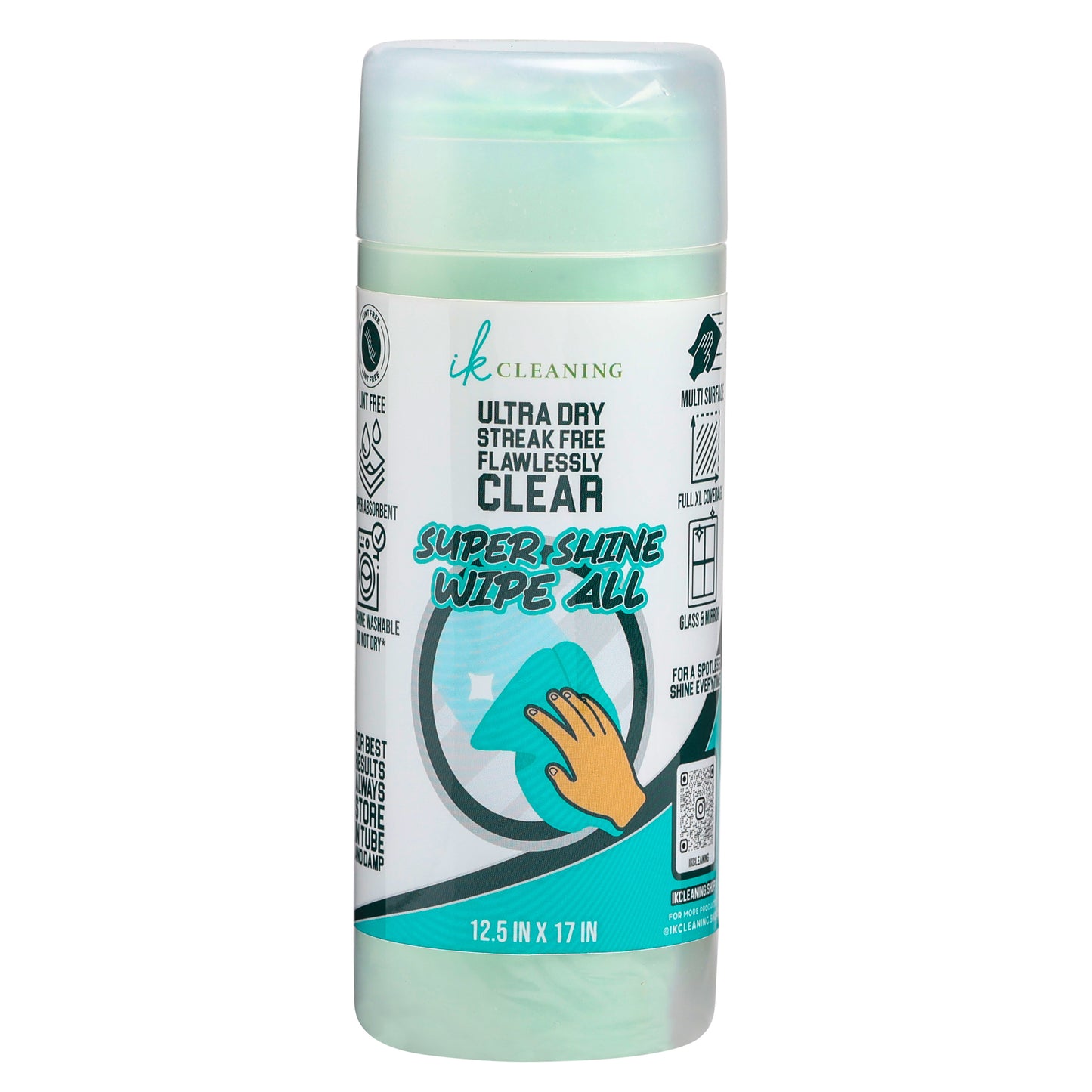 Super Shine Wipe All - Ultra absorbent, soft cleaning streak-free cloth